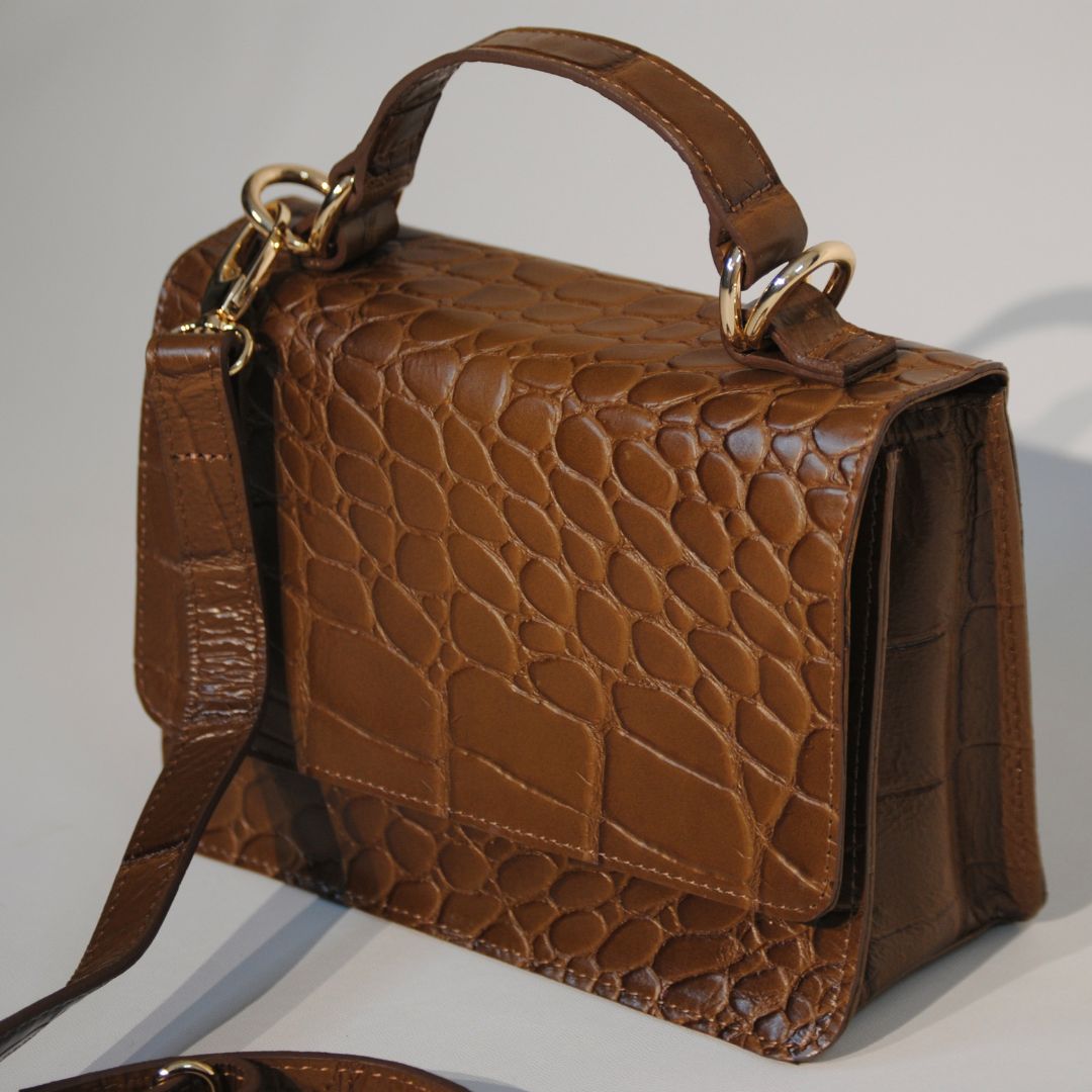 Bolso Croc Miel